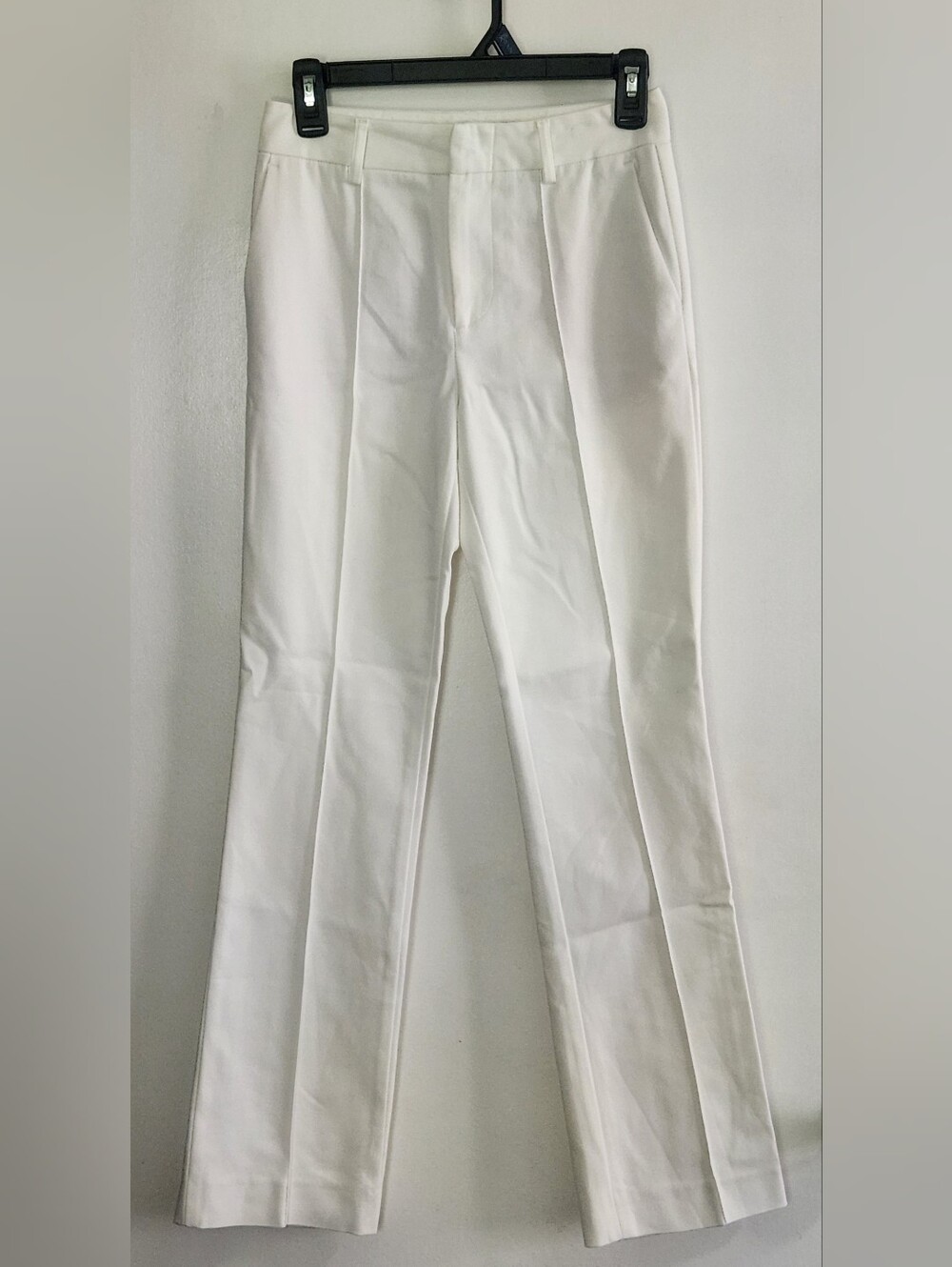 alice olivia Pants White Size 0 Straight Leg Classic Business